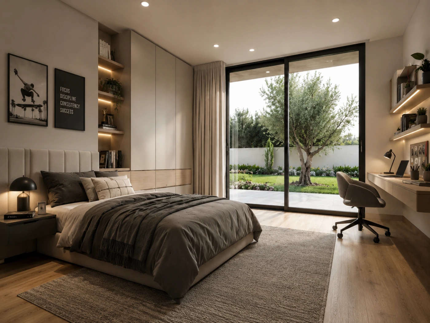 Maison moderne de plain-pied