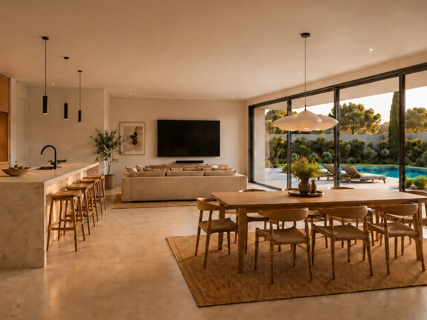 Maison moderne de plain-pied